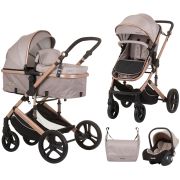 Carucior chipolino amore 3 in 1 macadamia hubst-kkam02403ma