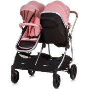 Carucior gemeni chipolino duo smart 3 in 1 flamingo hubst-kbds02405fl