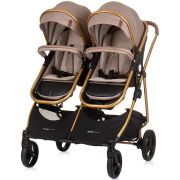 Carucior gemeni chipolino duo smart 3 in 1 golden beige hubst-kbds02403gb