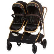 Carucior gemeni chipolino duo smart 3 in 1 obsidian leaves hubst-kbds02404ol
