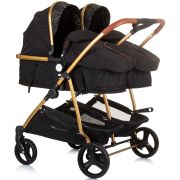 Carucior gemeni chipolino duo smart 3 in 1 obsidian leaves hubst-kbds02404ol