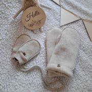 Manusi pentru copii Lana premium Womar Zaffiro 3Z-NRDZ--01 BBJ3Z-NRDZ--01_Bej_3-5 ani