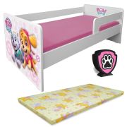 Pat Pentru Copii 2-12 Ani Paw Patrol Pink P1L+ Saltea Light + Lampa - Pc-p-lmk-paw-pink-p1l-80