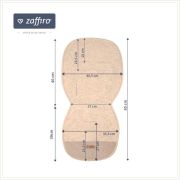 Salteluta pentru carucior 85 cm Lana fiarta si Plasa AIR Womar Zaffiro 3Z-PWF-92 BBJ3Z-PWF-92_Bej