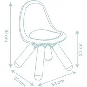 Scaunel cu spatar pentru copii smoby little albastru hubs7600140313