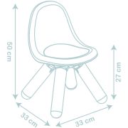 Scaunel cu spatar pentru copii smoby little roz hubs7600140312