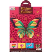 Set Creativ Stickere pe Numere Moxy GR100082 BBJGR100082_Fluture