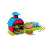 Ferma de jucarie cu sunete, forme de animale si plastilina TSG22851