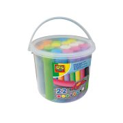 Galeata cu creta colorata pentru copii (22 buc) TSG32500