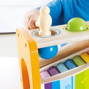 Jucarie din lemn - Xilofon si ciocan cu bile TSG22545