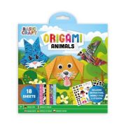 Kit Origami 18 foi cu stickere Moxy GR100096 BBJGR100096_Animale