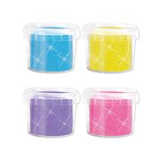 Plastilina colorata vegana cu sclipici Feel Good 4 x 90gr TSG42458