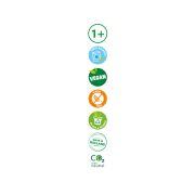 Plastilina colorata vegana pentru copii SES Pure 4 x 90 gr TSG32489