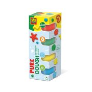 Plastilina colorata vegana pentru copii SES Pure 4 x 90 gr TSG32489