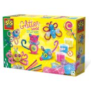 Set copii de creat animale din plastilina cu accesorii si sclipici TSG22837