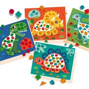 Set creativ - Invat sa creez tablouri cu mozaic, dinozauri TSG42457