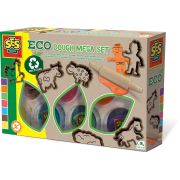 Set creativ - Plastilina eco cu unelte din lemn, set mare TSG23924