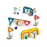 Joc de petrecere copii - Minigolf din lemn TSG32522