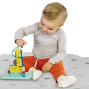 Jucarie din lemn - Centru de activitati, labirint cu girafa TSG28517