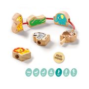 Jucarie din lemn - Set de insirat animale din lemn TSG37069