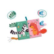 Jucarie senzoriala bebelusi - Carte cu cozi de animale TSG28511