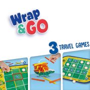 Set de 3 jocuri copii Connect Four, Dots and Boxes si joc de stivuire TSG32504