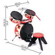 Set tobe si orga de jucarie din lemn pentru copii TSG37889
