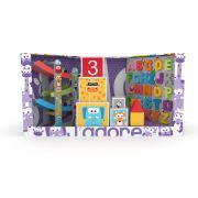 Jucarie din lemn - Set 3 jucarii J'adore mov
