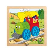 Puzzle din lemn - Diverse imagini (4 piese)