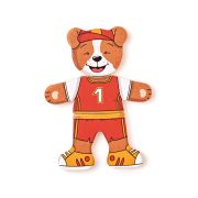 Puzzle din lemn - Imbraca catelul