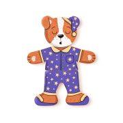 Puzzle din lemn - Imbraca catelul