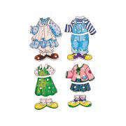 Puzzle din lemn - Imbraca fetita