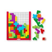 Puzzle din lemn - Joc cu forme si zar