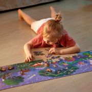 Puzzle pentru copii fosforescent cu Zane (200 piese, 1.5m)
