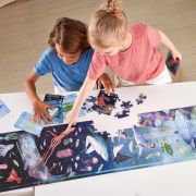 Puzzle pentru copii fotoluminescent Viata acvatica (200 piese, 1.5m)