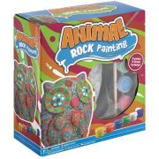 Set Creativ Pictura pe Pietre Animal 8 piese Grafix GR200065 BBJGR200065_Bufnita
