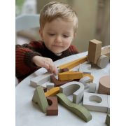 Jucarie din lemn - Blocuri puzzle