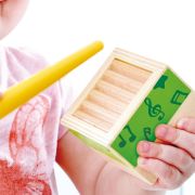 Jucarie din lemn de stivuit - Set muzica cu 6 piese