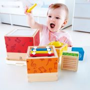 Jucarie din lemn de stivuit - Set muzica cu 6 piese