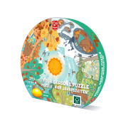 Puzzle copii cu anotimpurile, lumini led  (17 piese)