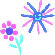 Set acuarele pentru degete 4 culori ECO nuante de fete