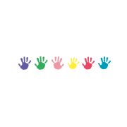 Set acuarele pentru degete 6 x 120 ml