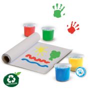 Set acuarele pentru degetele ECO si sort pentru copii