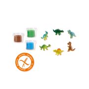 Set creativ - Lumea dinozaurilor din plastilina (geanta tematica)