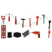 Atelier de lucru 2 in 1 cu unelte pentru copii ricokids 772400 - albastru edeedi772400