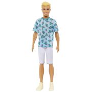 BARBIE PAPUSA BAIAT FASHIONISTAS BLOND CU TRICOU CU IMPRIMEU CU CACTUSI VIVMTDWK44_HJT10