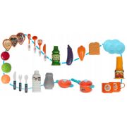 Bucatarie interctiva cu accesorii incluse ricokids 773100 - turcoaz edeedi773100