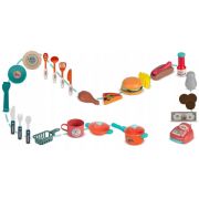 Bucatarie pe roti cu accesorii incluse ricokids 773000 - turcoaz edeedi773000