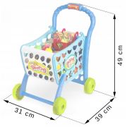 Cos de cumparaturi cu accesorii incluse ricokids 773400 - albastru edeedi773400