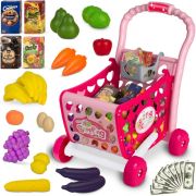 Cos de cumparaturi cu accesorii incluse ricokids 773401 - roz edeedi773401